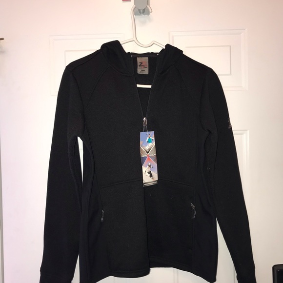 ZeroXposure Women’s 1/4 Zip Hooded Sweater Jacket - Picture 2 of 6